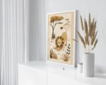 Safari Lion Nursery Print