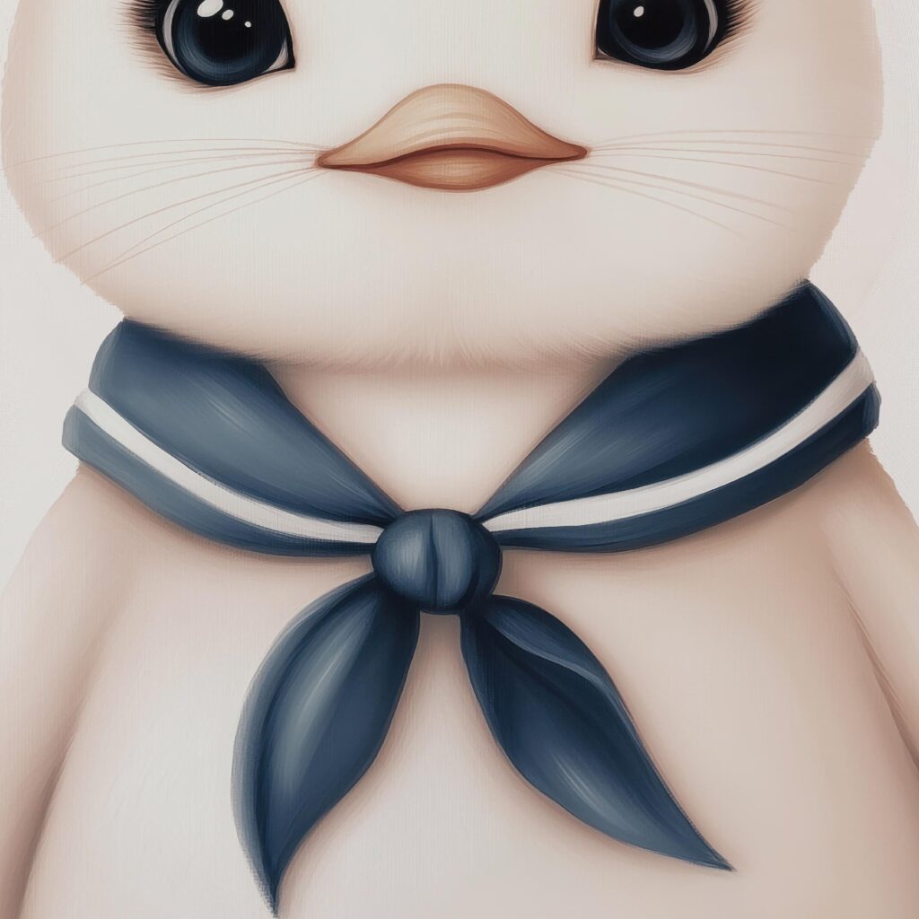Sailor Penguin Nursery Print