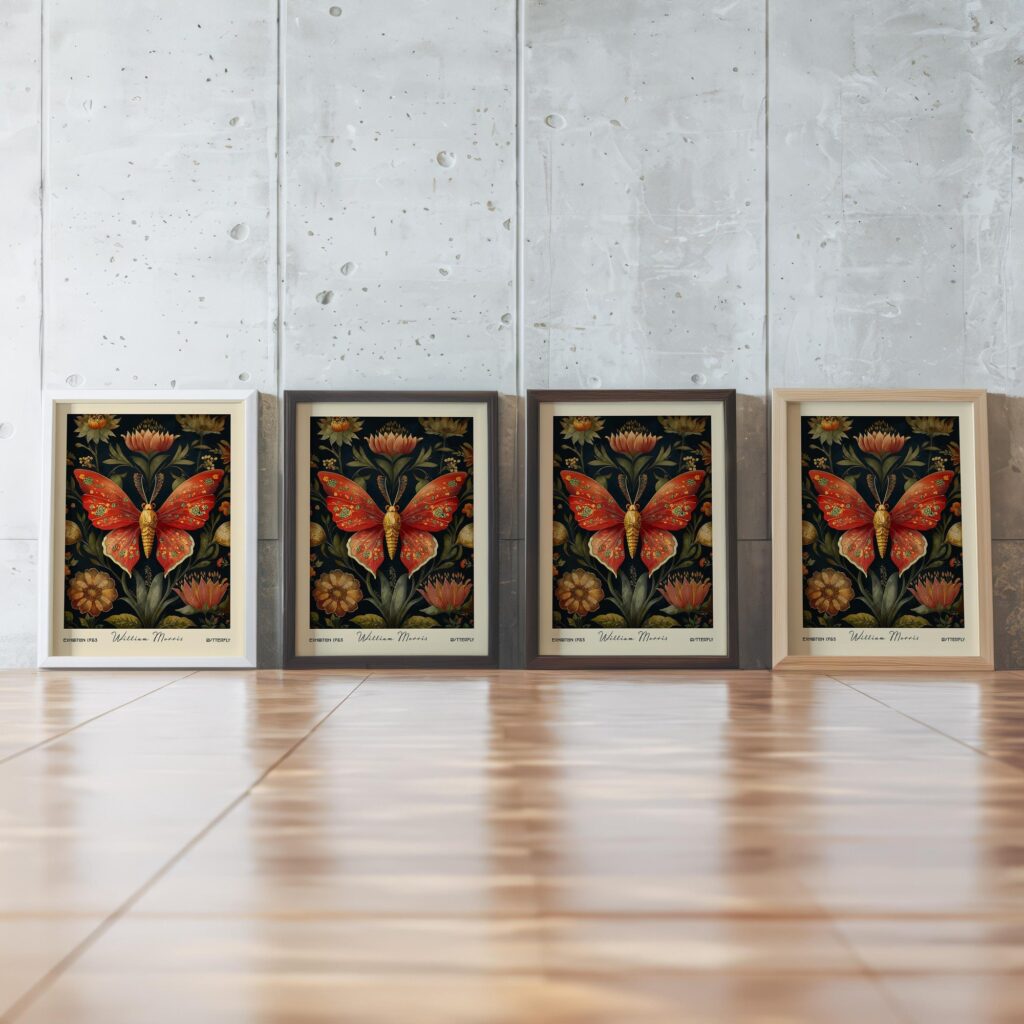 Set Of 2 William Morris Insects Prints