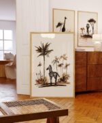 Set Of 3 Safari Art Prints