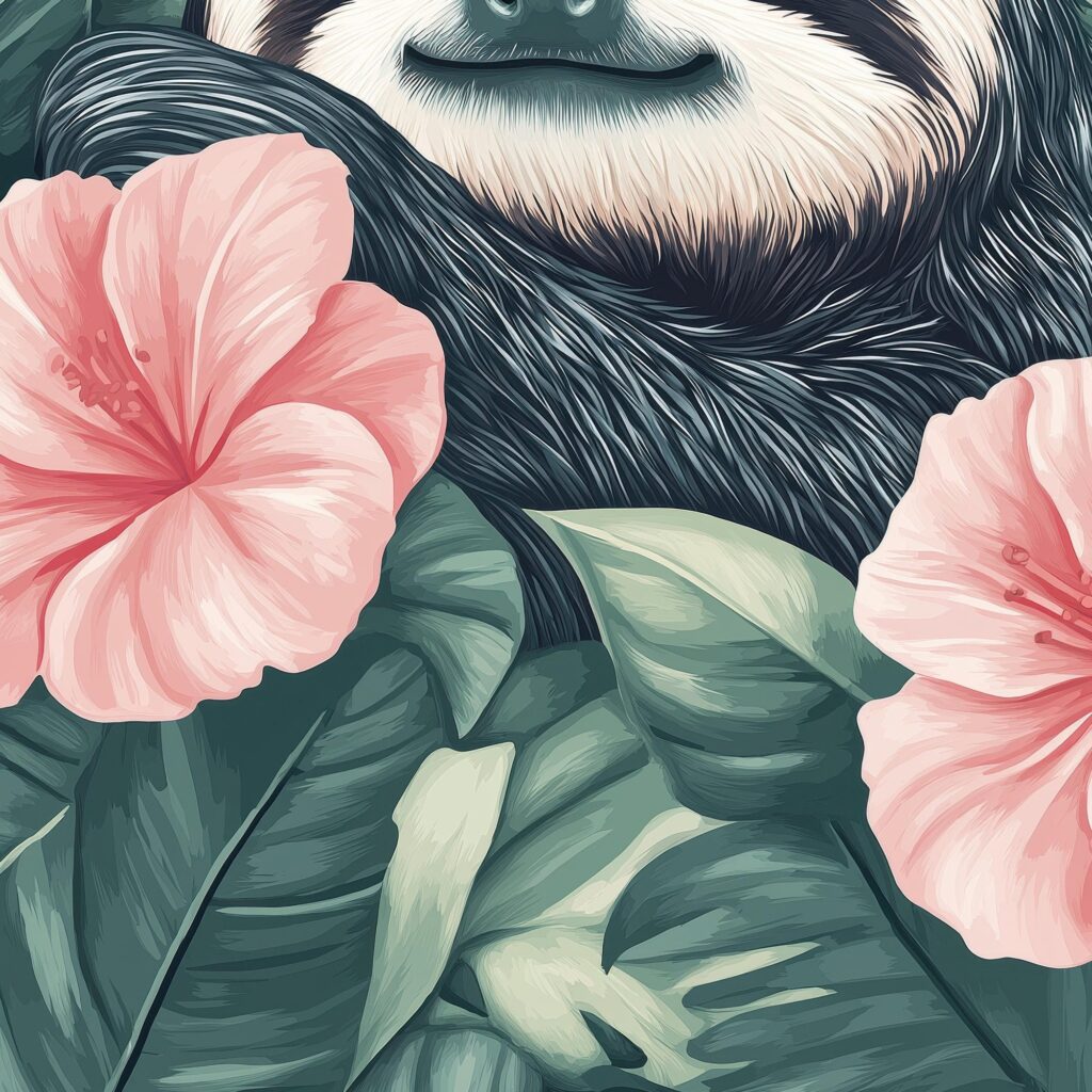 Sloth Nursery Art Print