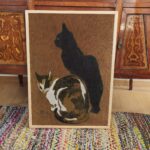 Steinlen Two Cats Print