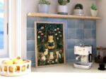 Tabby Cat Reading Print