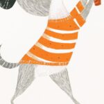 Tennis Dog Nursery Print