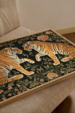Tiger Floral Art Print