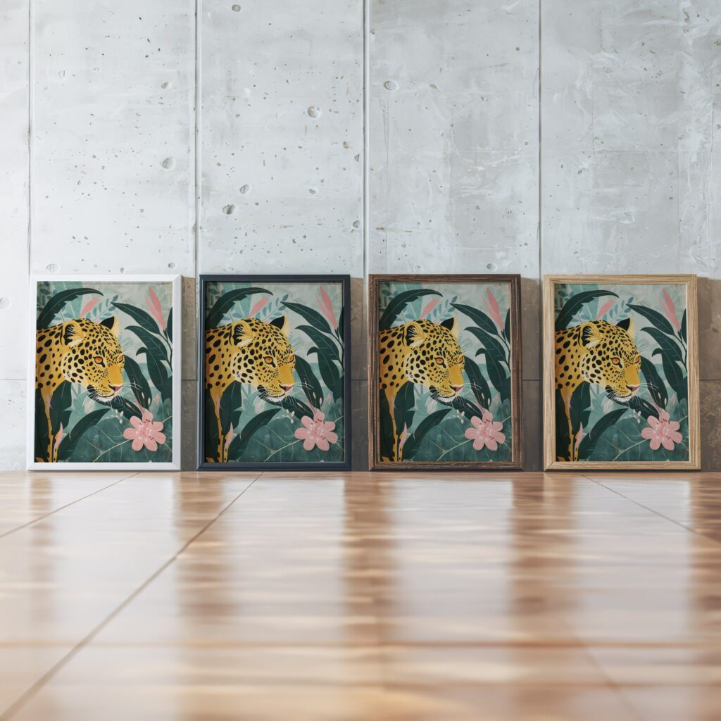 Tropical Leopard Print