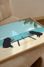 Tropical Pug Print