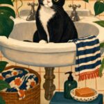 Tuxedo Cat Print