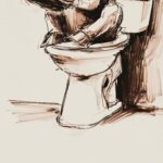 Unicorn Bathroom Art Print