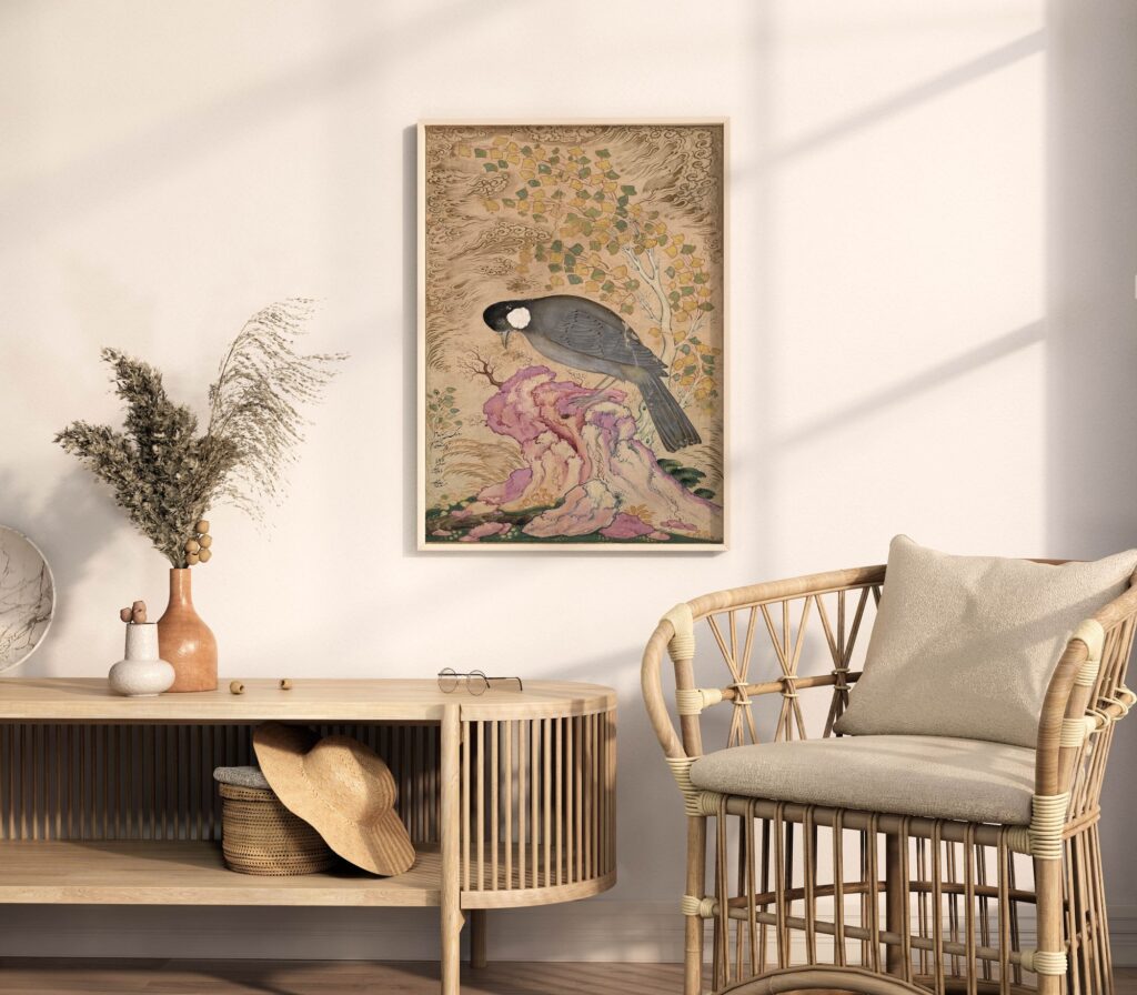 Vintage Bird Print