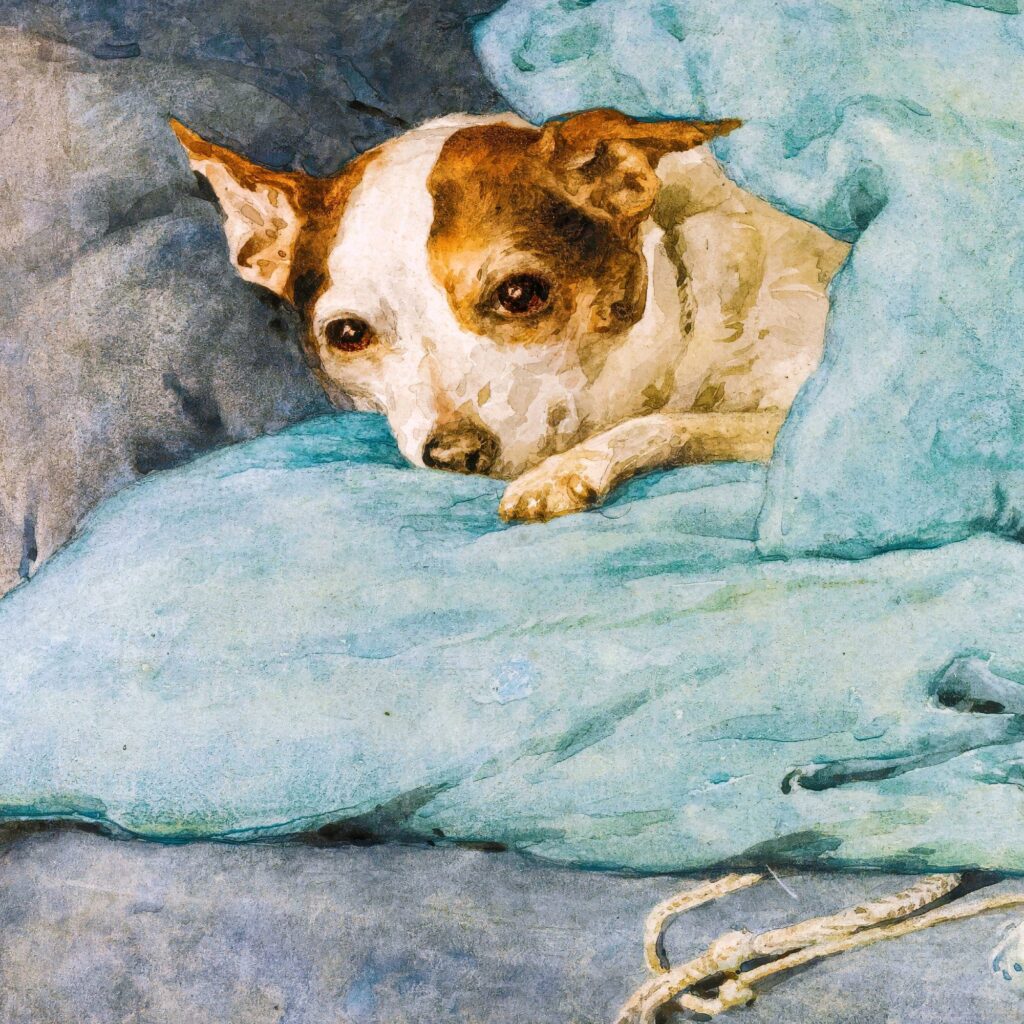 Vintage Dog Art Print