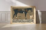 Vintage Hohlwein Horse Poster