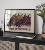 Vintage Horse Racing Print