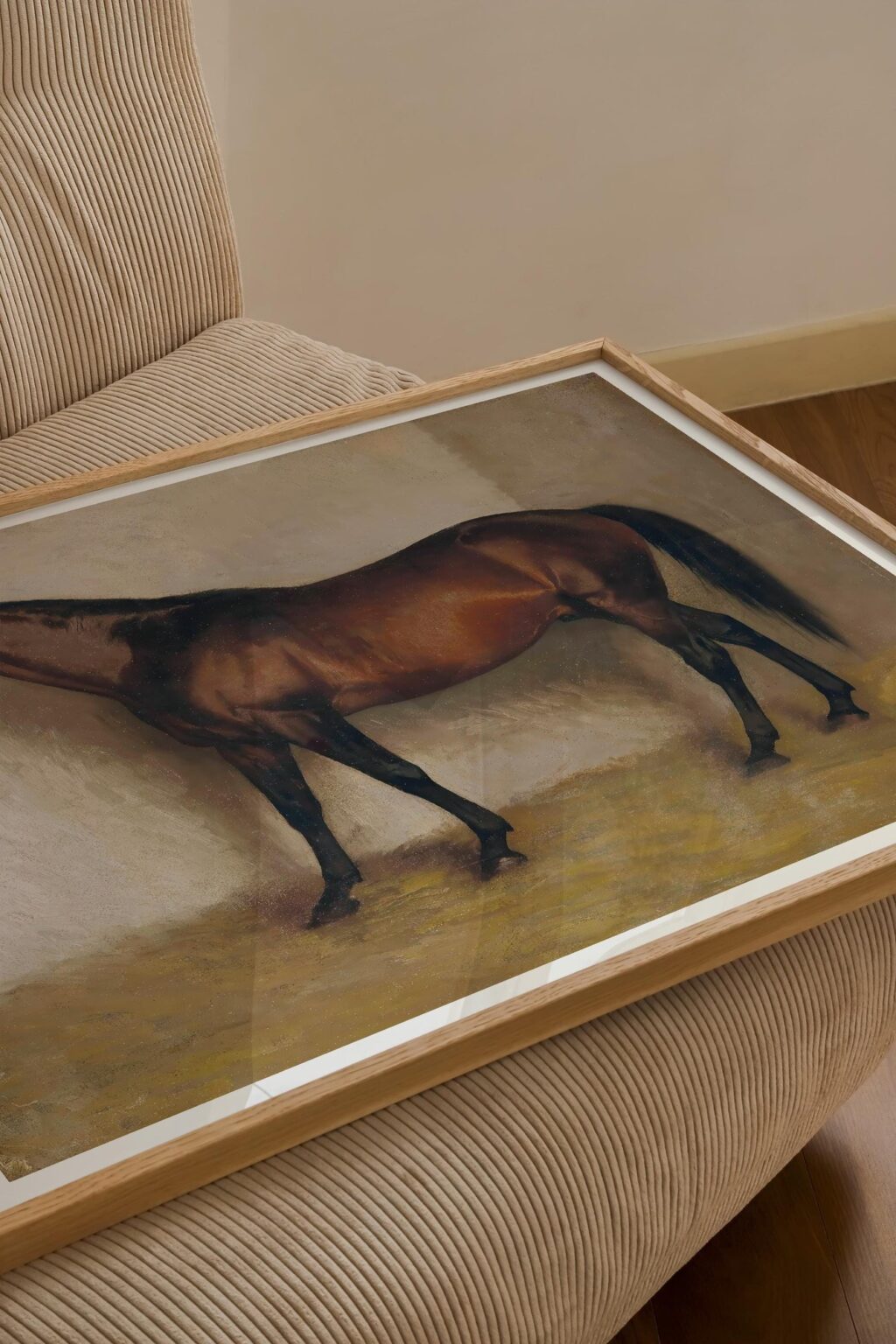 Vintage Horse Wall Art Print