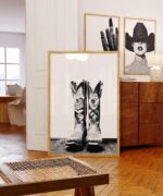 Western Fashion Wall Art Set of 3