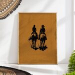 Western Rodeo Art Print Set