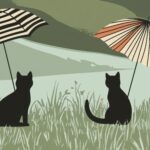 Whimsical Cat Art Print
