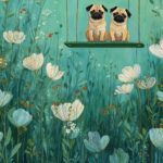 Whimsical Pug Print
