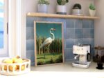 White Egret Print
