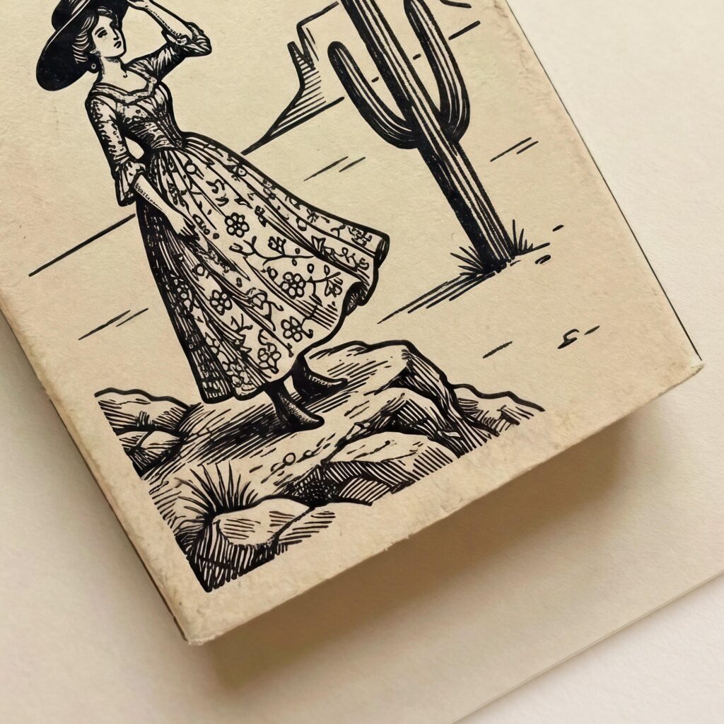 Wild at Heart Cowgirl Matchbox Print