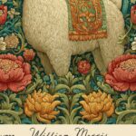 William Morris Alpaca Art Print