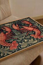 William Morris Botanical Lobster Print