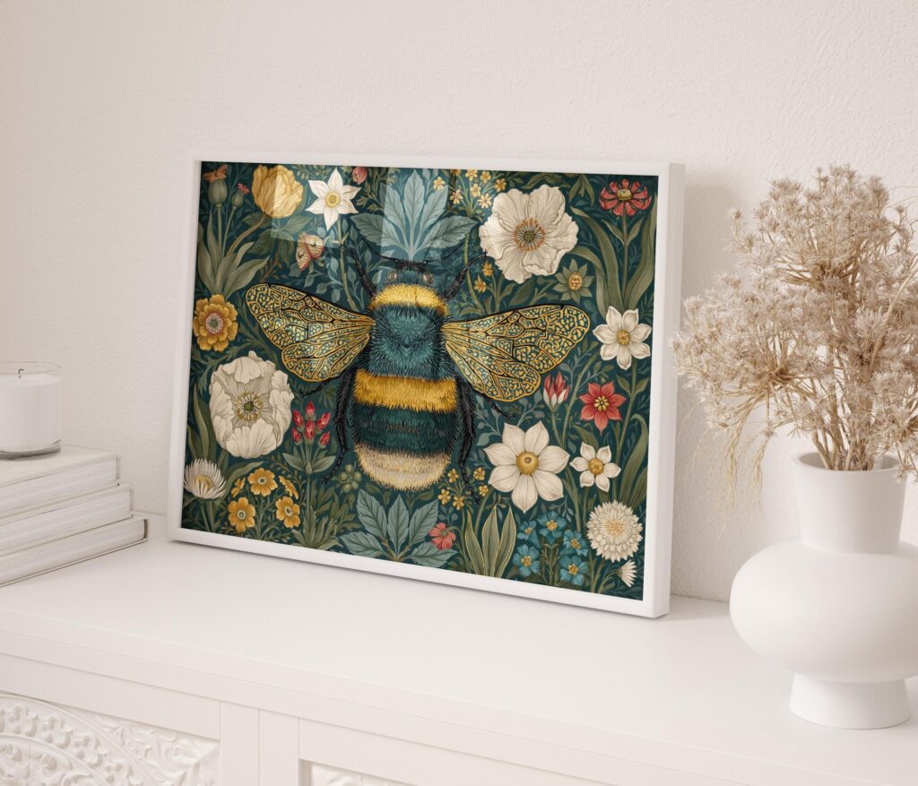 William Morris Bumblebee Print