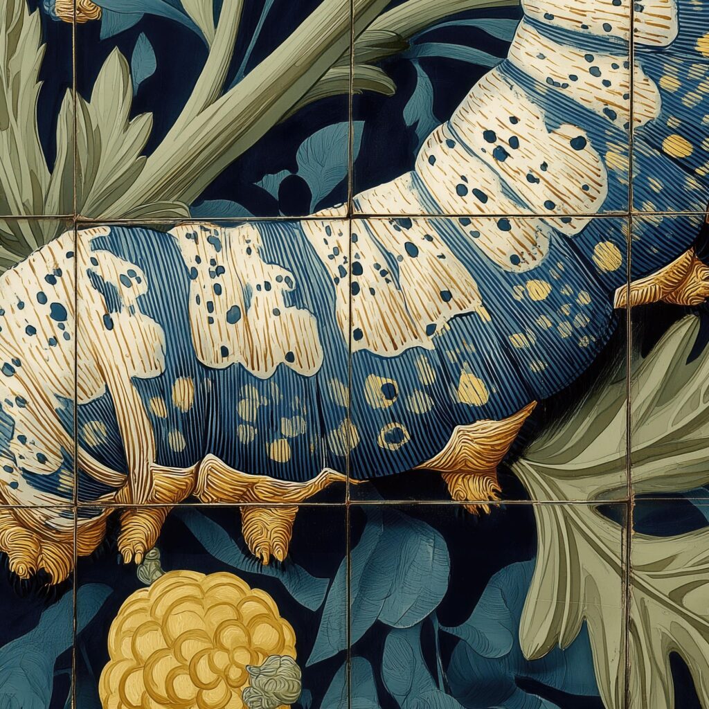 William Morris Caterpillar Art Print