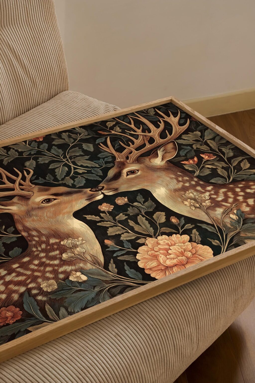 William Morris Deer Floral Print