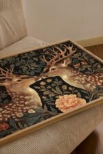 William Morris Deer Floral Print