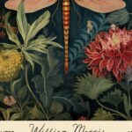 William Morris Dragonfly Print