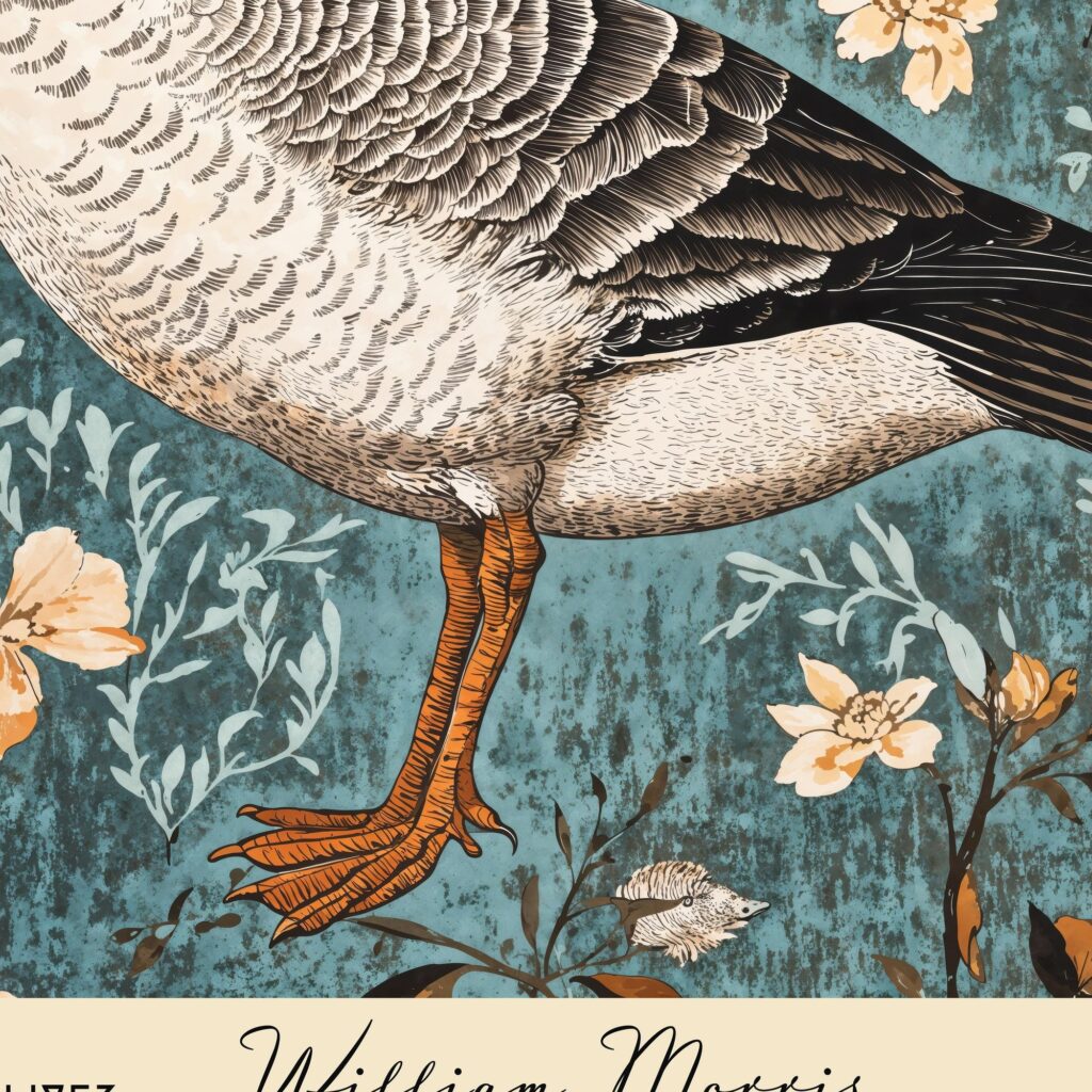 William Morris Goose Art Print