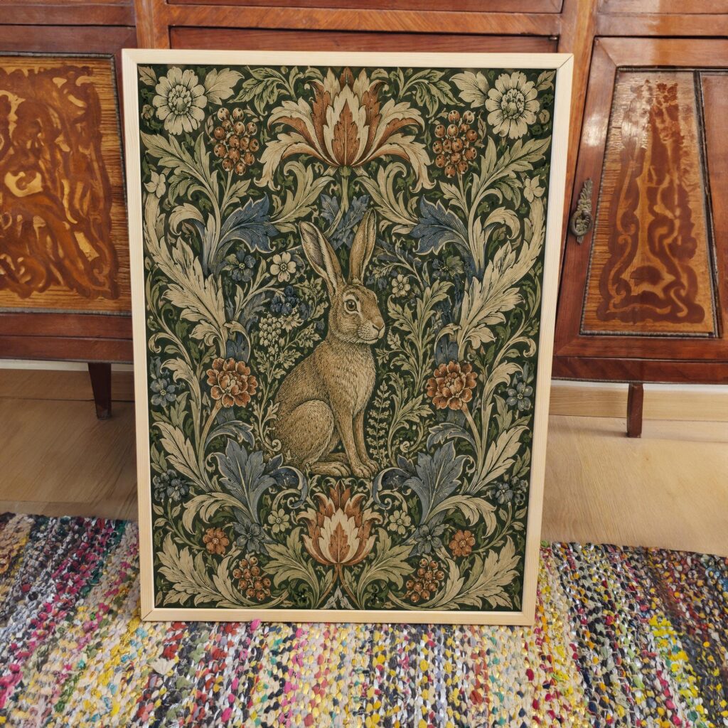 William Morris Hare Print
