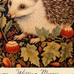 William Morris Hedgehog Print