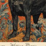 William Morris Inspired Labrador Art Print