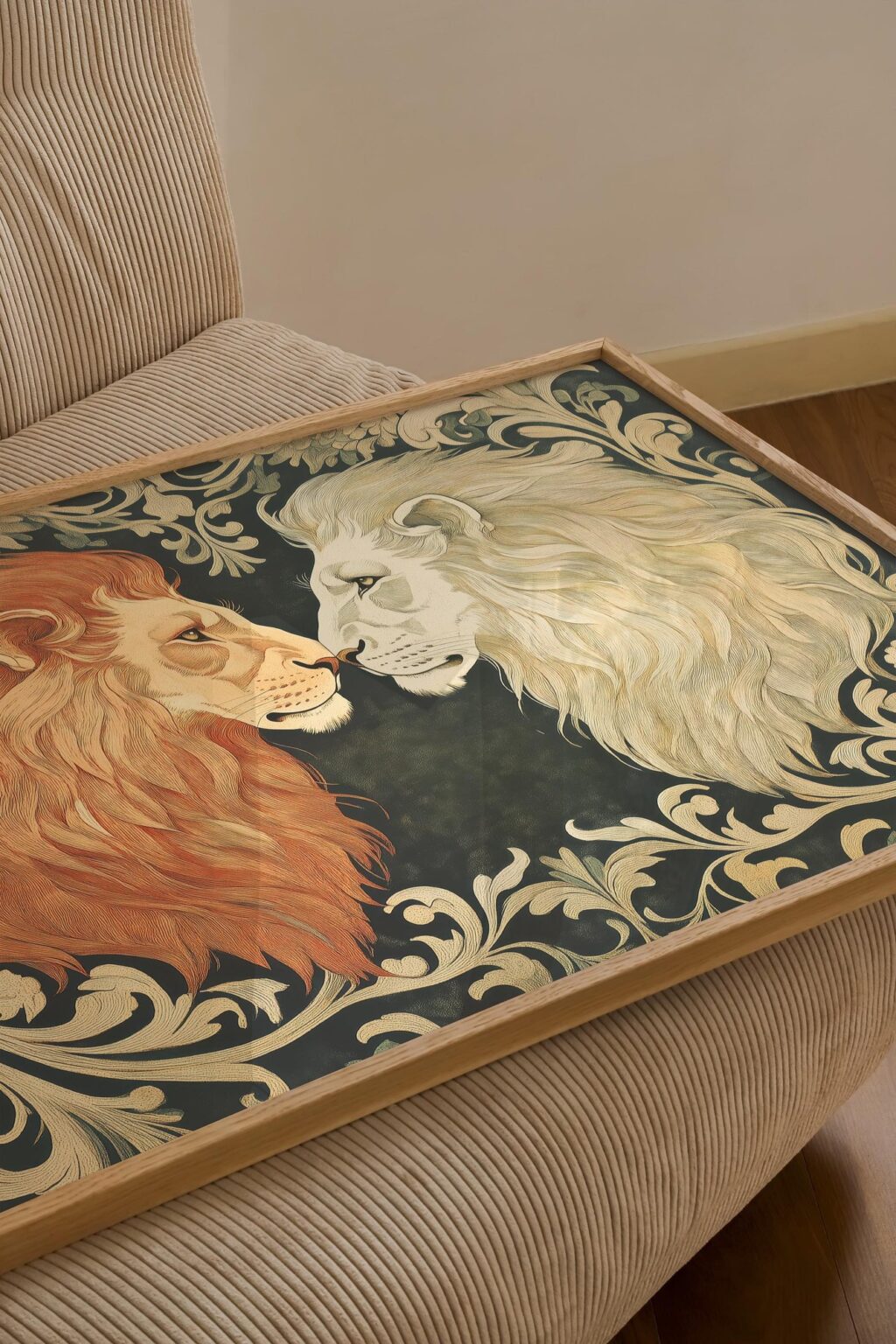 William Morris Lion Art Print