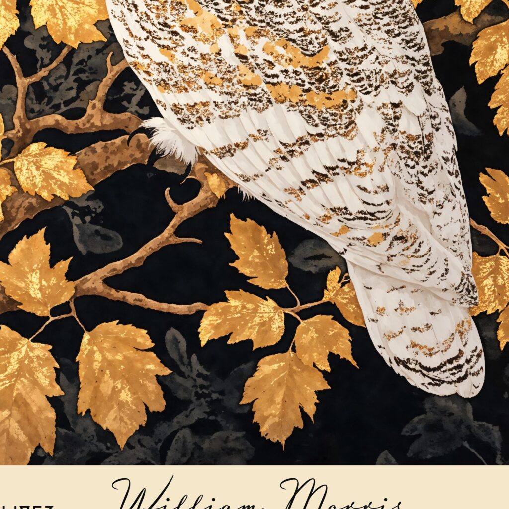 William Morris Owl Print