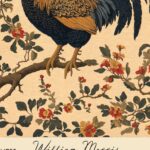William Morris Rooster Print