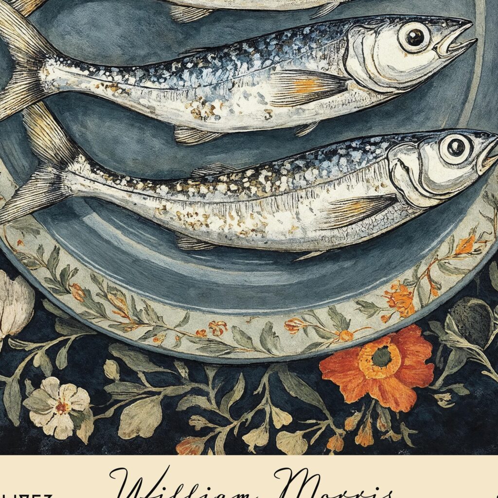 William Morris Sardines Print