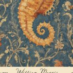 William Morris Seahorse Print
