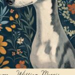 William Morris Whippet Art Print