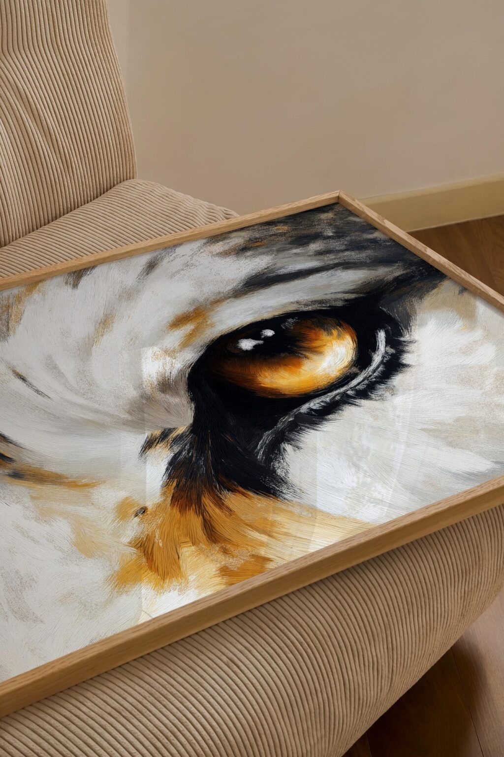 Wolf Eye Painting Print