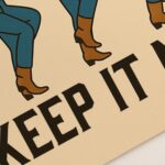 Y'all Line Dancing Wall Art