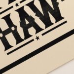 Yeehaw Typography Farmhouse Print