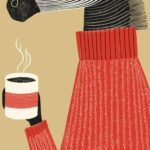 Zebra Coffee Poster
