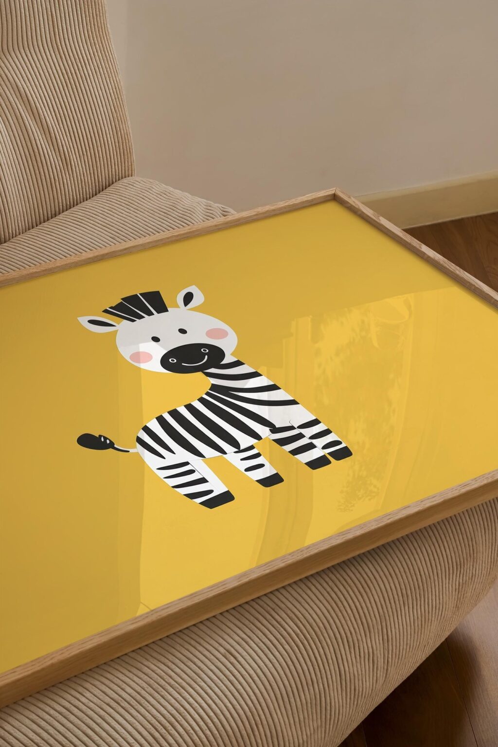 Zebra Nursery Print