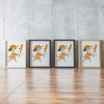 Baseball Puppy Nursery Print