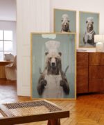 Bear Chef Set of 3 Prints