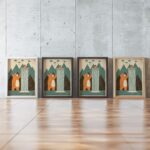 Bear Shower Mountain Print