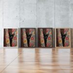 Black Cat Wall Art